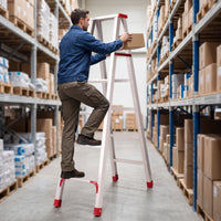 Convertible Ladder Foldable Folding Ladder Versatile for Practical Hobbyists, Homeowners, Home Maintenance, Worksite, Warehouse