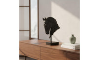 Horse Statue Retro Vintage Horse Statue Weighted Base Available for Purchase Office