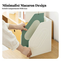 Space Saving Desktop Bookend Multifunctional Detachable Book Divider Easy Reach for Students, Home Organizers, Desk, Study Room, Classroom