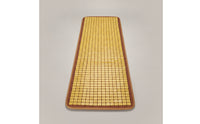 Rear Seat Cushion Cooling Rear Seat Mat with Bamboo Slats Ventilated for Summer Travel