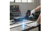 Handheld Metal Joining Machine Adjustable Current Portable Electrical Discharge Welder for Beginners, DIY Enthusiasts