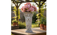 Memorial Gift Praying Angel Planter Hand Painted Angel Statue Planter Drainage Hole for Courtyard