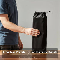 Trumpet Storage Bag Soft Velvet Material Bb Key Trumpet Dust Cover Shielded Flannel Instrument Protector for Students, Band Members, Travel