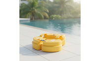 Double-Layered Baby Swim Float with Buckle Padded Infant Swim Buoyancy Aid Secure Safe for Toddlers