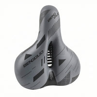 Ergonomic Bike Seat Wide Bike Seat with Hollow Center Padded Cushioned Cycle Saddle for Commuters, Long Commutes, Road Riding, Mountain Biking
