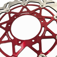 Flexibly Mounted Disc Brake Rotor Wet and Dry Flexibly Mounted Brake Rotor Fast Ventilation Hardware for Trail Riding