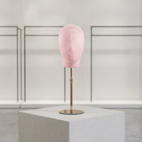 Mannequin Head with Stand Adjustable Head Form with Stand textileCovered for Boutique Owners, Milliners, Window Displays, Studios