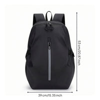 Streamlined Motorcycle Bag with Reflective Stripe Roomy Motorcycle Backpack Adjustable Daypack Long-Lasting for Commuters, Commuting