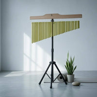 Gold-Colored 36-Tone Wind Chime Adjustable Tripod Wind Chime Floor Standing