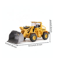 Printed Markings Pocket Size 1:64 Scale Model Cars Construction Vehicle Toy Alloy Model Construction Vehicle