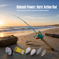 Macaron Baitcasting/Spinning Fishing Rod and Reel Combo Set
