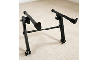 Adjustable X Style Keyboard Stand Heavy Duty Double Tier Keyboard Stand Non-Slip Feet for Studio