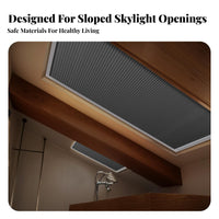 Cellular Roof Window Covering Heat Insulation Sloped Roof Window Shade Roof Window Cellular Shade Protection Inclined Window