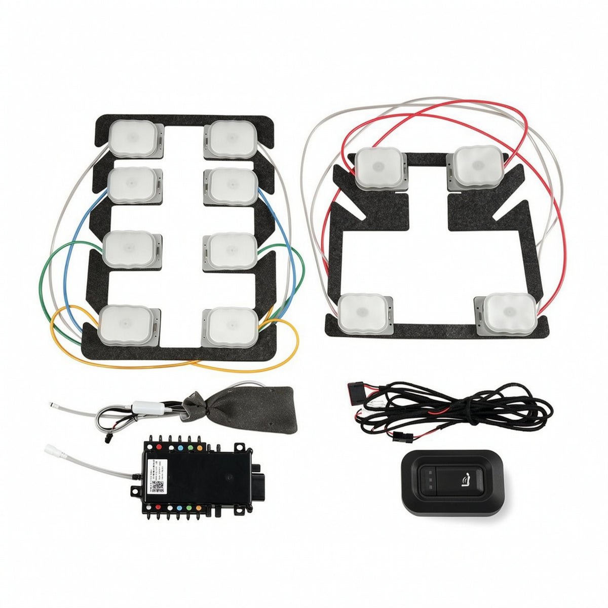 Massage Kit Universal Automotive Parts Low-Profile for Commuters, Long-Distance Drivers