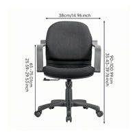 Ergonomic Office Chair Casters Office Chair Cushioned Seat Seating