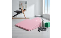 Soft Cushioned Surface Pilates Angled Cushion Contoured Mind-Body Practice Angled Pillow Cutout Section Fitness Gear Training for Home Workout