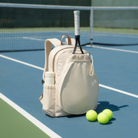 Tennis Backpack Padded Badminton Backpack Drawstring Pickleball Bag for Athletes, Gym
