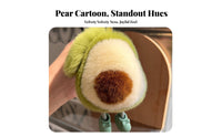 Cute Design Cartoon Fruit Charm Funny Gift Fruit Soft Ie Keychain Super Soft Material for Students, Teenagers, Backpacks, Backpack, Car Keys