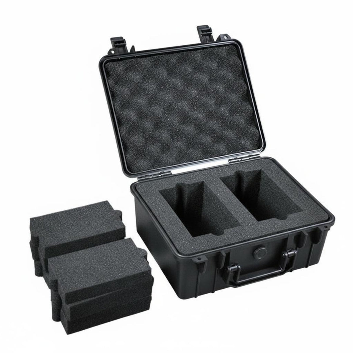 Waterproof Graded Card Storage Box Heavy Duty Trading Card Carrying Case Foam Insert for Travel
