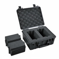 Waterproof Graded Card Storage Box Heavy Duty Trading Card Carrying Case Foam Insert for Travel