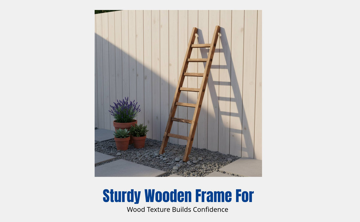 Climbing Frame, Tactile Training Equipment, Outdoor DIY Wooden Frame for Children, Kindergarten Play, Carbonized Finish