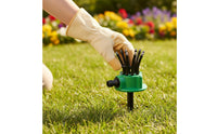 360 Degree Garden Sprinkler Adjustable Nozzles 360-Degree Garden Sprinkler Lawn Irrigator Even Watering Irrigation Equipment