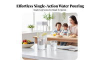 Large Capacity Water Jug Leak-Resistant Large Capacity Drink Pitcher Airtight Seal Leakproof Beverage Container