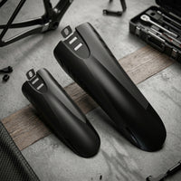 Child Bike Mudguard Set Black Kids Cycle Mudguards Child Bike Fenders Easy to Install Mudguards with Mounting Tabs Curved