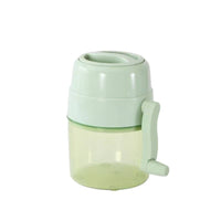 Manual Hand-Crank Ice Crusher Transparent Manual Ice Crusher Lidded Snow Cone Machine
