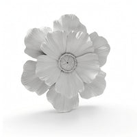 Flower Wall Decor 3D Resin Flower Plaque Floral Wall Accent Dimensional Sculpted for Living Room, Entryway