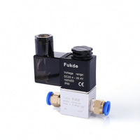 2V025-08 Valve Good Seal Pneumatic Valve with Threaded Ports Long-Lasting Reliable for Technicians, Equipment Builds