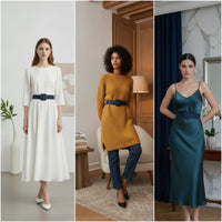 Dress Belt Wide Skirt Belt Dress Sash Adjustable Plain for Women, Casual Wear, Workwear