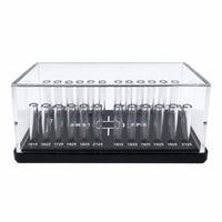 Lidded Archwire Storage Box with Transparent Cover Rigid Oral Health Archwire Organizer Shielding Orthodontic Wire Holder with Lid Sturdy for Dentists, Chairside