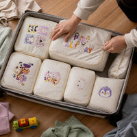 Travel Luggage Organizer Bags Set for Clothes Shoes Underwear, Waterproof Packing Cubes