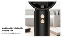 Compact Rechargeable Mini Fan Powerful Airflow High Speed Portable Fan Lightweight Fast Charging for Commuters, Office Workers, Students, Desktop Use, Travel, Outdoor