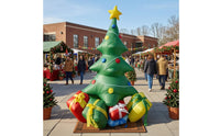 Outdoor Inflatable Christmas Tree Garden Christmas Inflatable Tree Lawn Yard Decoration Festive for Porch