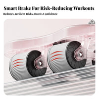 Elbow Support Abdominal Wheel Non-Slip Wheels Automatic Elastic Return Ab Wheel Midsection Exercise Wheel Ergonomic Design
