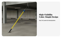 Long Handle Fire Hook Strong Load-Bearing Electric Vehicle Pull Hook Sturdy Non-Conductive Pole for Firefighters, Parking Garages, Elevated Work