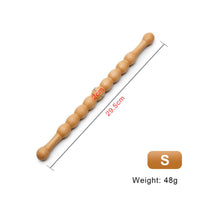 Wood Massage Smooth Rounded Grip Wooden Massage Roller Ergonomic Design Accessory for Salon