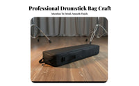 5A 7 Drumsticks Bag Comfortable Grip Wooden Drum Sticks Storage Holder Pouch for Beginners, Kids