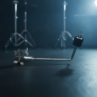 Adjustable Drum Clamp with Rod Professional Drum Hardware Clamp Long-Lasting Cymbal Extension Arm Mount Heavy-Duty for Percussionists