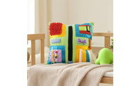 Sensory Cushion with Zipper PP Cotton Filled Tactile Training Pillow Polyester for Toddlers, Therapeutic, Home Learning