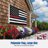 Independence Day Flag, Patriotic Garden Banner, Polyester, Outdoor Memorial Decoration, Brass Eyelets