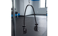 Ergonomic Cable Machine Attachment with Handles Non-Slip Tricep Rope Comfortable Tricep Pull down Rope Heavy Duty for Athletes, Strength Training