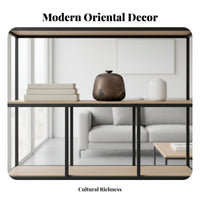 3 Pieces Modern Chinese Design Pot, Jar, and Screen three-piece set Hammered Finish Ornamental Set Sealed Canister House Decoration Artistic decoration for Guesthouse Owners, Interior Designers, Art Lovers, Showroom, shelving unit, Study Room, Entrymethod