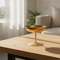 Dessert Cup with Stem Metal Stemmed Ice Sundae Bowl Polished Stainless Steel Dessert Bowl for Hosts, Home, Parties, Cafes