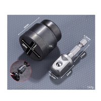 Jack Socket Adapter Efficient Jack Adapter with Hex Shank Socket with Hex Shank Heavy Duty Tool Corrosion Resistant