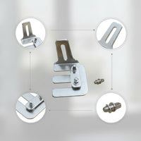 Metal Drum Pedal Bracket with Bolts Secure Drum Pedal Beater Accessory Compact Hardware Sturdy for Drummers