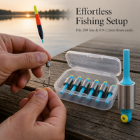 Integrated Lead Sinker Float Seat for Fishing, Lightweight All-in-One Design