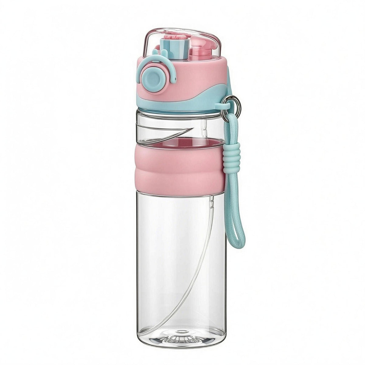 Spray Water Bottle One-Button Opening Mist Sprayer Exercise Accessory Sealed Design